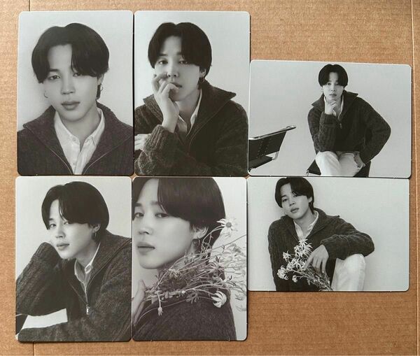 BTS ジミン　JIMIN ランダムトレカ　MONOCHROME モノクローム　ポップアップ　ミニフォトカード　コンプリート　公式