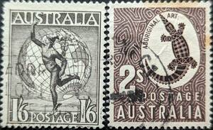 【外国切手】 オーストラリア 1948-1950年 発行 オーストラリア 消印付き