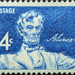 【外国切手】 アメリカ合衆国 1959年05月30日 発行 リンカーン記念館の像 未使用の画像1