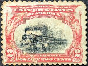 【外国切手】 アメリカ合衆国 1901年05月01日 発行 汎米博覧会問題 消印付き