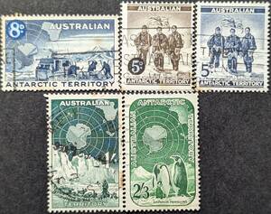 [ foreign stamp ] Australia . Atlantic various island 1959 year 12 month 16 day issue south ultimate investigation . seal attaching 