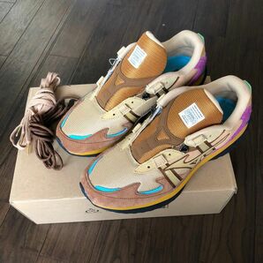 早い者勝ち！Digawel × Mizuno Wave Rider β "Brown/Purple"