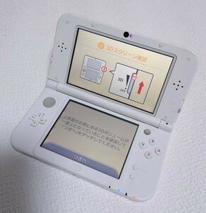 NEW Nintendo 3DS LL pearl white body only NINTENDO