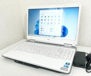 ◆ Win11搭載◇Office2021導入済み◇ NEC LaVie LL650/W Core i5 M430 2.27GHz/4GB/500GB/16インチ/DVD±RW◆