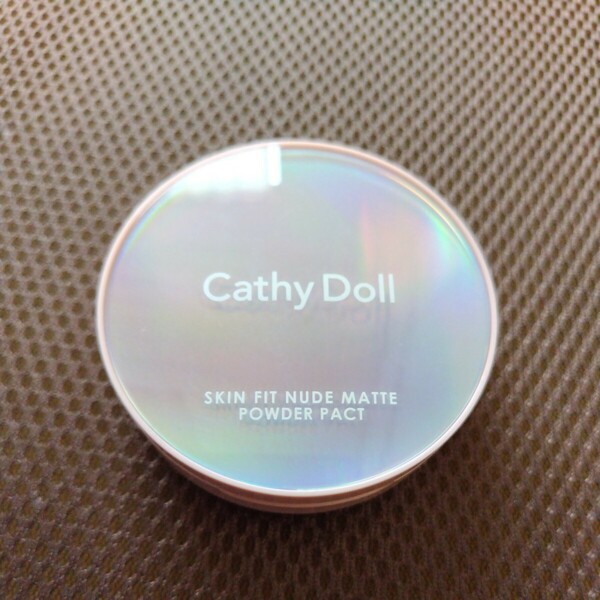CathyDoll(キャシードール)　スキンフィットヌードマットパウダーパクト　01 アイボリー　#ファンデーション
