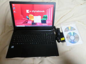  Toshiba dynabook B65/J CPU:Corei5 7300U SSD:256GB/ memory 8GB original recovery - disk attaching 