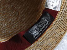 未使用 タグ付き バンダイ 田中帽子店謹製 ルフィの麦わら エースのビブルカード付き_画像8