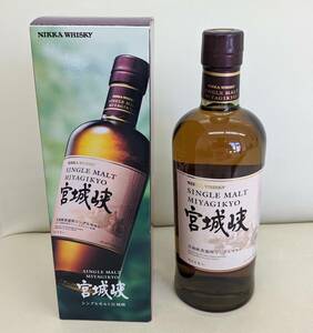 NIKKAnika single malt Miyagi . whisky 700ml 45% carton attaching 