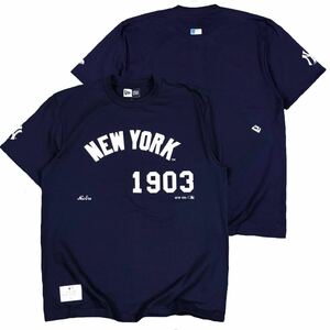 大リーグ 野球 ベースボール ネイビー 半袖Tシャツ ヤンキース NY 半袖 Tシャツ Lサイズ