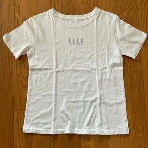 GU×ELLE★半袖Tシャツ★レディースMサイズ★白