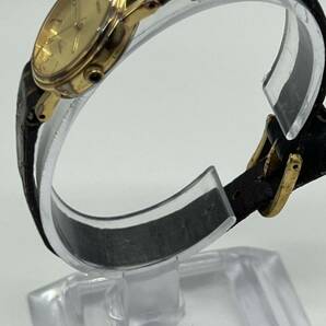 SEIKO セイコー EXCELINE エクセリーヌ 4n21-0180 レディース腕時計 クォーツ 電池式 QZ 3針 ゴールド文字盤の画像2