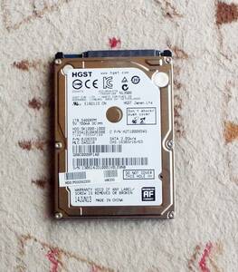 HGST 2.5インチHDD HTS541010A9E680 1000G　