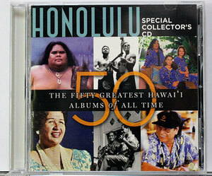 [ Hawaiian CD]THE 50 GREATEST HAWAI*I ALBUMS OF ALL TIME*[ Honolulu * magazine ] selection .. Hawaii . representative make 50. album ream . navy blue pi