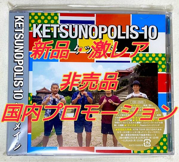 【激レア・新品・非売品】国内プロモ　ケツメイシ　ケツノポリス10 CD＋DVD