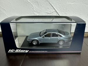 NISSAN CEFIRO （1988） ブルーイッシュシルバーM （1/43スケール HiStory HS103BL）