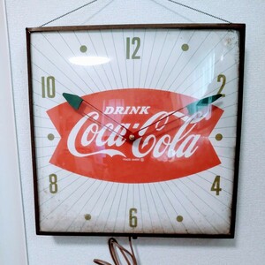  Coca * Cola Vintage прямоугольник стена настенные часы 