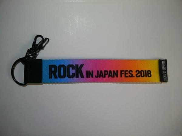 ROCK IN JAPAN 2018　テープキーホルダー／ロッキン／ロックインジャパン