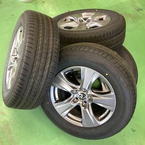 トヨタ(TOYOTA) RAV4純正17インチシルバー5スポーク + BRIDGESTONE(ブリヂストン) ALENZA 001 225/65R17 4本セット