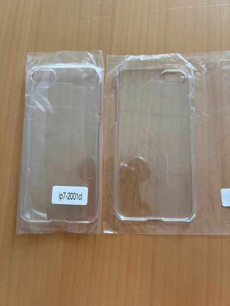 アイポン用ケ-ス2個まとめ売り　新品　iPhone クリア ソフト 透明