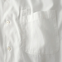 Y's for MEN ヨウジヤマモト オープンカラー ボックスワイドシャツ ホワイト/コットンブロード/春夏_画像7