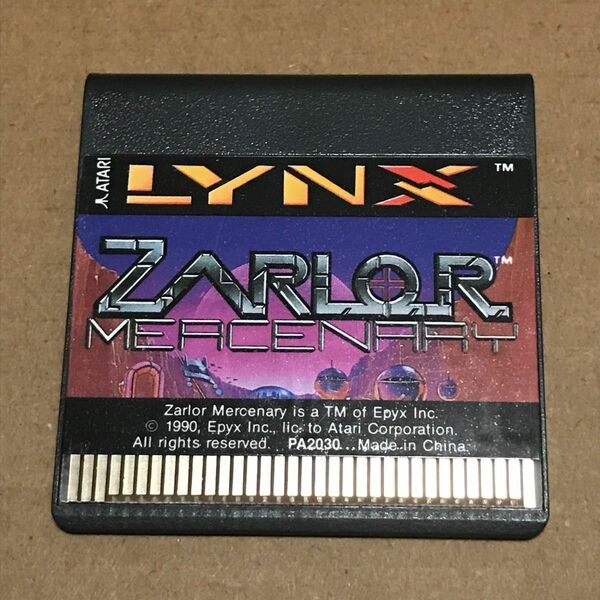 ZARLOR Atari lynx 　　　　　　　　　　　　　　　　　　　　　　　ザーラ　アタリ リンクス