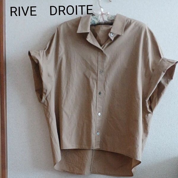 RIVE　DROITE　リヴドロア　 半袖 ブラウス　　　size　F