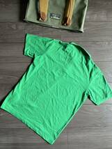 超美品 NIKE GOLF ナイキ ゴルフ DRI-FIT 半袖 ドライ 半袖ポロシャツ ステッチロゴプリント sizeМ(170/88A) グリーン系_画像4