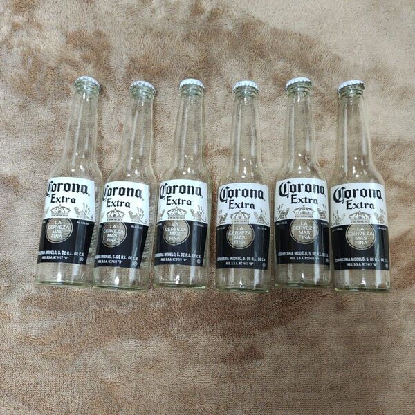 コロナビール　CORONA　空き瓶　王冠　6本　空瓶