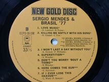 1H.レコード　LPレコード　セルジオメンデス　ニューゴールドディスク　ブラジル ’77 ECPO-30 ’⑥　9905_画像8