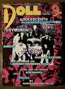 DOLL 1997 adolescents oxymoron danzig spazz cobra johnny thunders oneway system ドール young punch scafull king captain hedge hog
