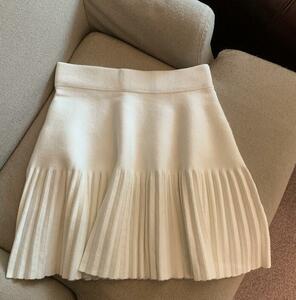 M0307 skirt lady's * comfortable eminent 20 fee 30 fee 40 fee * beautiful .sexy knitted material white