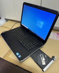 DELL VOSTRO 1550 / CPU:Corei3 2370M 2.40GHz / メモリ:4GB / HDD:250GB / DVD / 15.6インチワイド / Windows10 ジャンク バッテリー不可