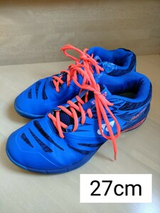 [27cm] Yonex badminton shoes power cushion 840 mid royal blue Yonex SHB840MD 066