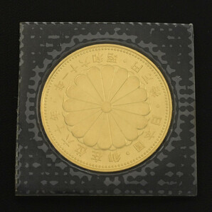 1円■日本 造幣局 日本 昭和天皇御在位60年記念 1986年(昭和61年) 10万円 金貨幣・金貨幣・メダル/K24コイン-20g/Japan Mint ■518032の画像5