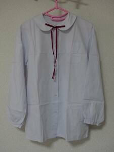 制服　ブラウス　冬物　胸囲100cm（実寸） 着丈66cm（実寸）　　最安送料185円　0727