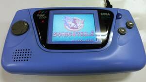  Sega Game Gear body ( sound . the smallest crab only doesn't go out ). Sonic & Tales soft. set 