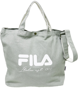 FILA トートバッグ メンズ レディース スモーキーカラー２WAY 帆布 B4サイズ対応★ミント★新品【ネコポス発送（全国一律 220円 税込）】