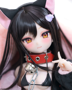 【Poe-Poe】 DDH-27 カスタムヘッド (ソフビ盛SW肌) + おまけウィッグ＆アイ4種 MDD