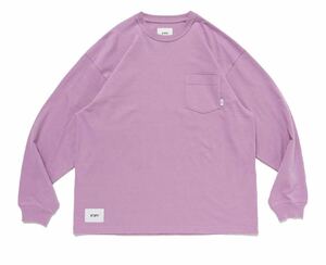 Wtaps OBJ 01 / LS / Cotton. PRTC 色/Purple size/XL ダブルタップス コットン パープルTET ディセンダント