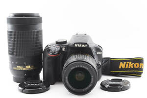 Nikon/ニコン D3400 ダブルズーム AF-P DX NIKKOR 18-55mm F3.5-5.6G VR/ AF-P DX 70-300mm #3674