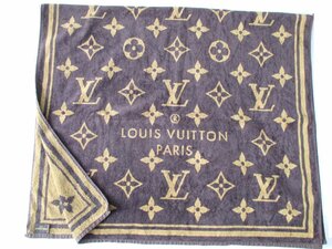 ルイヴィトン　バスタオル　ビーチタオル　LOUIS　VUITTON　モノグラム　コットン100％