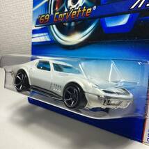 ☆ホットウィール☆ '69 シボレー コルベット 白 Hot Wheels _画像3