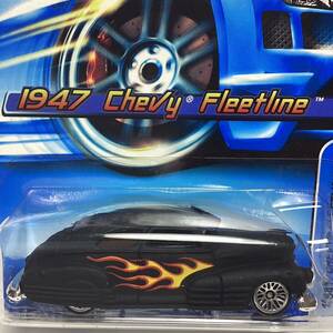 ☆ホットウィール☆ 1947 シェビー フリートライン 黒 フレイムス　Hot Wheels 