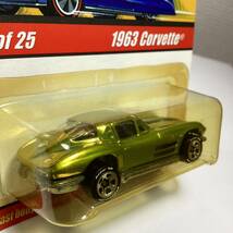 ☆ホットウィール クラシックス ☆ 1963 シボレー　コルベット　黄緑　Hot Wheels CLASSICS _画像4