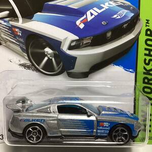 ☆ホットウィール☆ カスタム　'12 フォード　マスタング　ファルケン　シルバー　Hot Wheels 