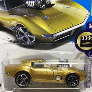 ☆ホットウィール☆ '68 シボレー　コルベット　ガスモンキー　ガレージ　Hot Wheels 