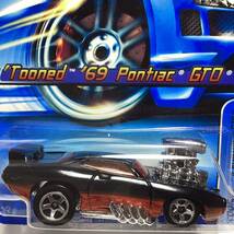 ☆ホットウィール☆ トゥーンド　'69 ポンティアック　GTO Hot Wheels _画像1