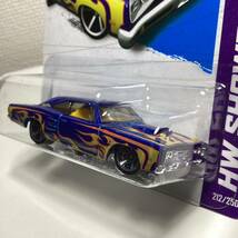 ☆ホットウィール☆ '69 ダッジ　コロネット　スーパービー　青　フレイムス　Hot Wheels _画像3