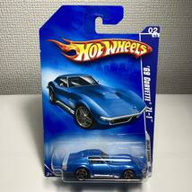 ☆ホットウィール☆ '69 シボレー　コルベット ZL-1 水色 Hot Wheels _画像2