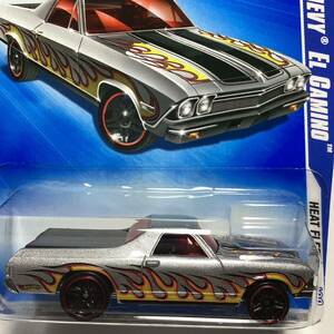 ☆ホットウィール☆ '68 シェビー　エルカミーノ　シルバー　フレイムス　Hot Wheels 